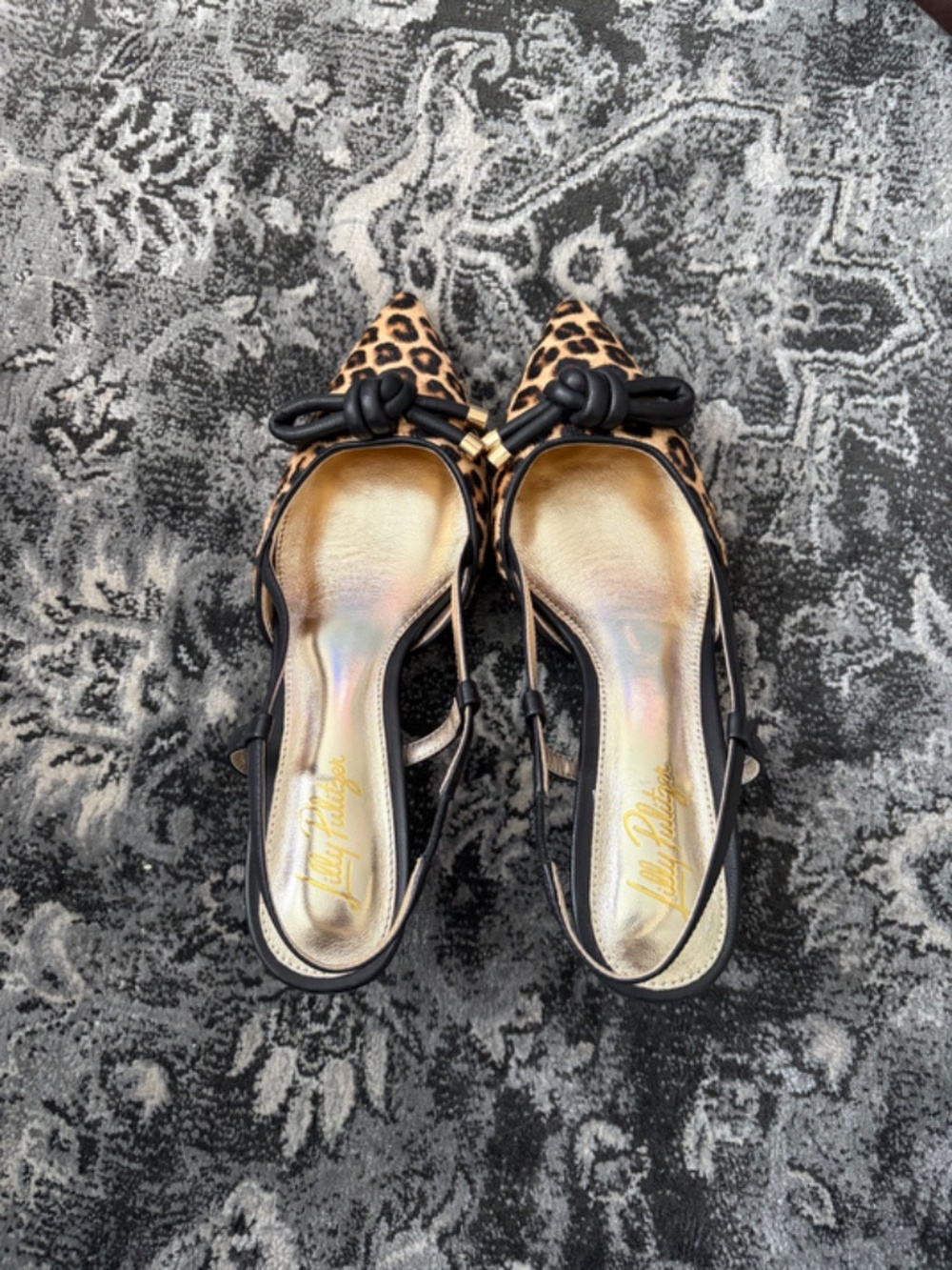 Lilly Pulitzer Palma Slingbacks Kitten Heel